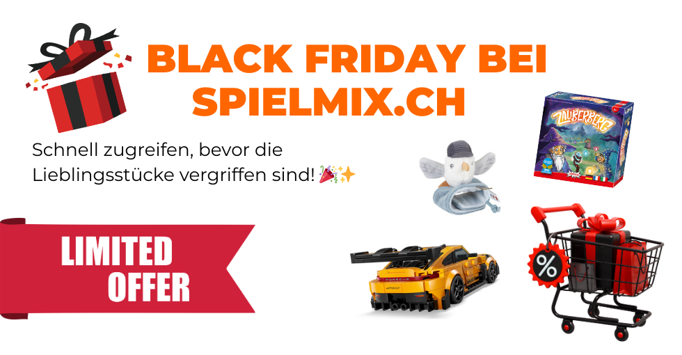 🖤 Black Friday bei Spielmix.ch – Jetzt Weihnachtsgeschenke zum Sparpreis sichern!