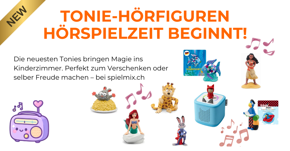 Neue Tonies bei spielmix.ch – Hörspielspass für Kinder