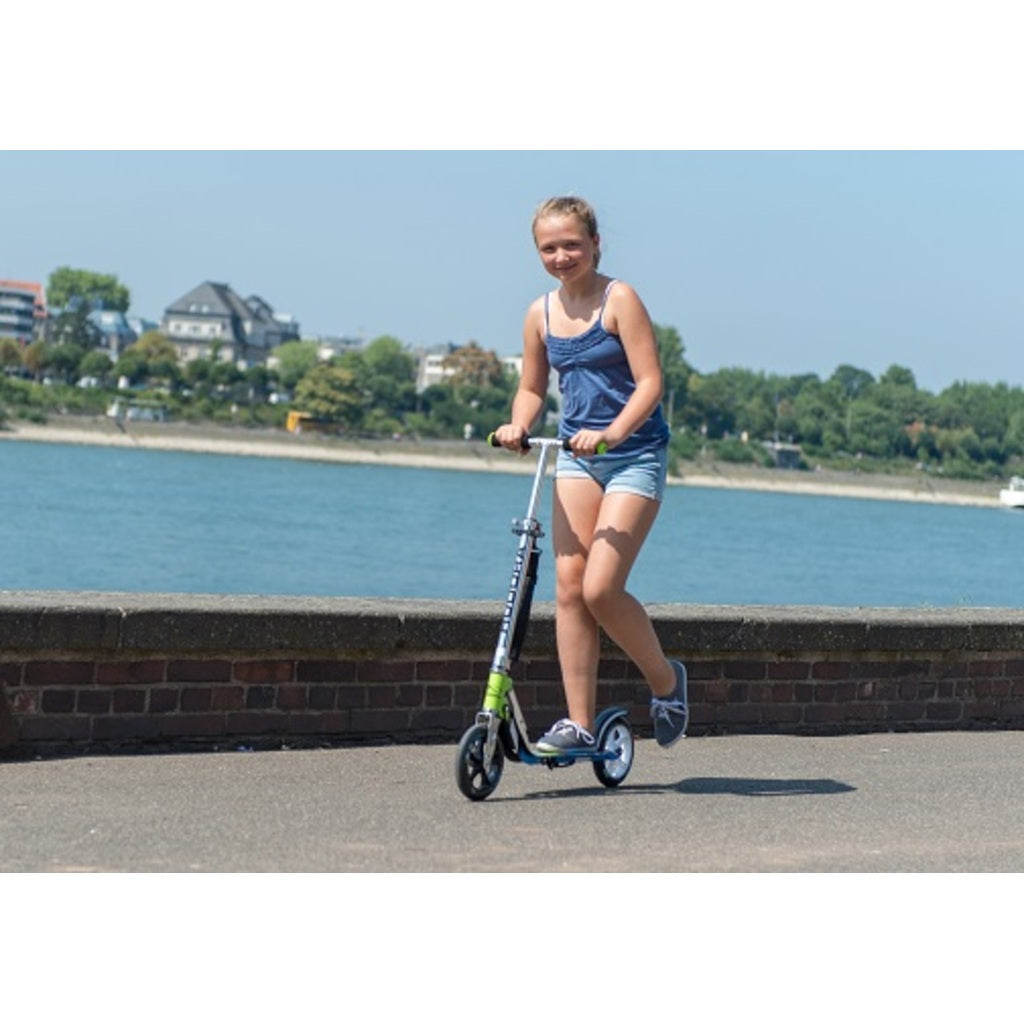Hudora BigWheel® 205 (grün/blau, 88cm × 37cm × 104cm, 4.5kg)