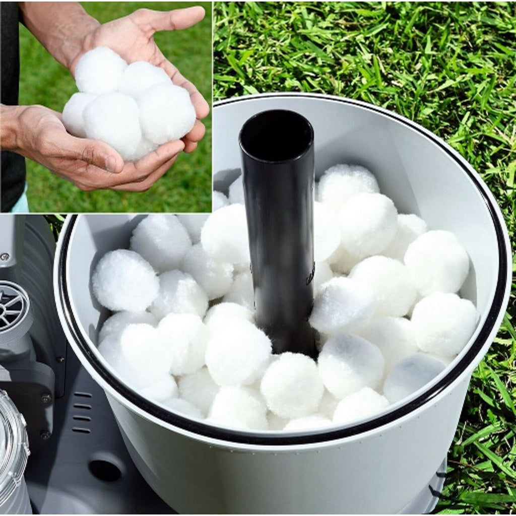 Bestway Filterbälle für Sandfilterpumpen (17.6cm × 36.6cm × 17.6cm, 0.65kg)