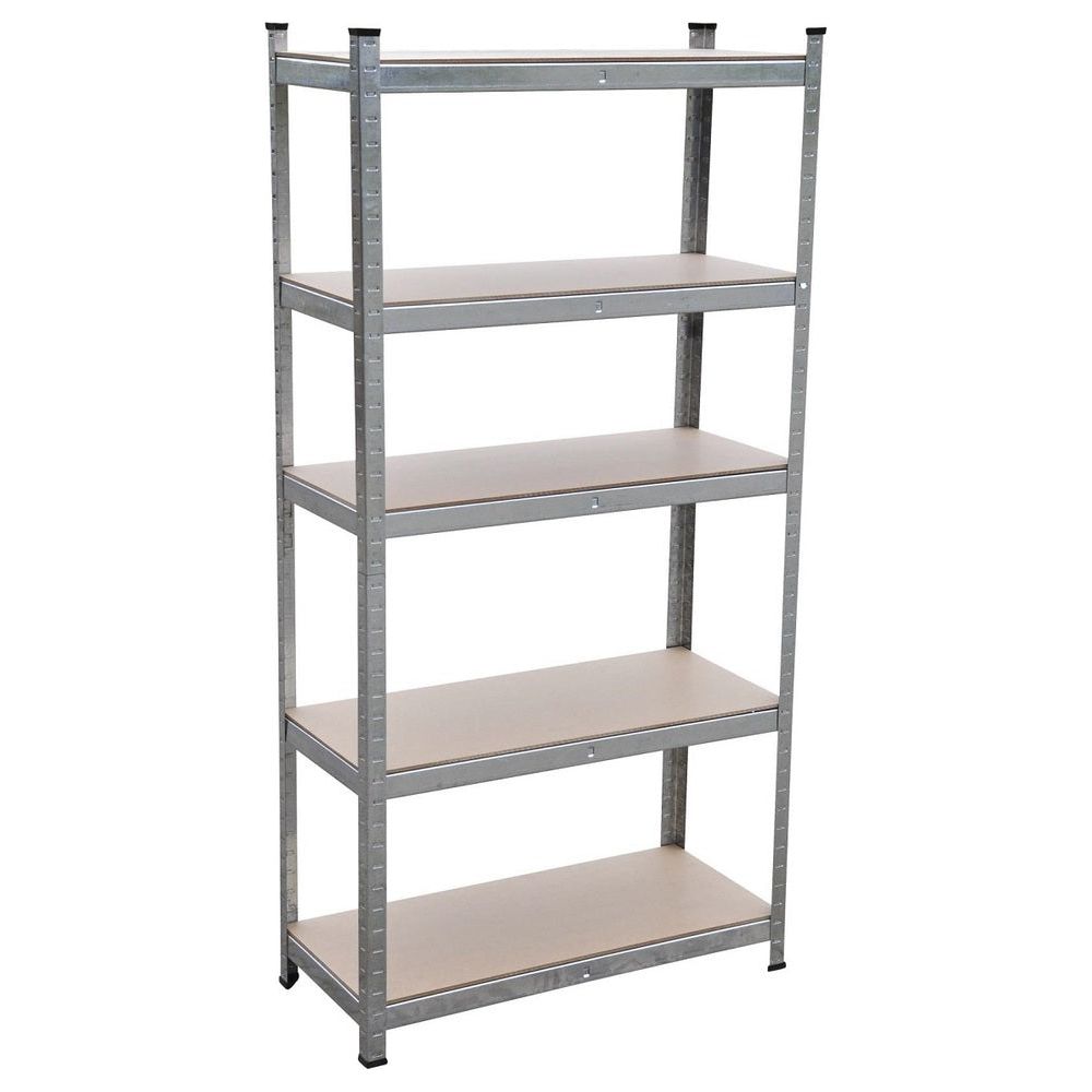 Kynast Schwerlastregal 175kg pro Boden (silber, 180cm × 90cm × 40cm)