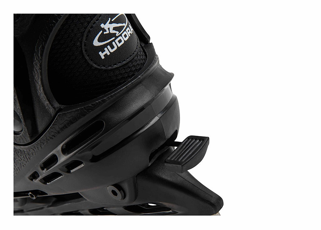 Hudora Allround Schlittschuh Comfort (schwarz türkis, 29-34)