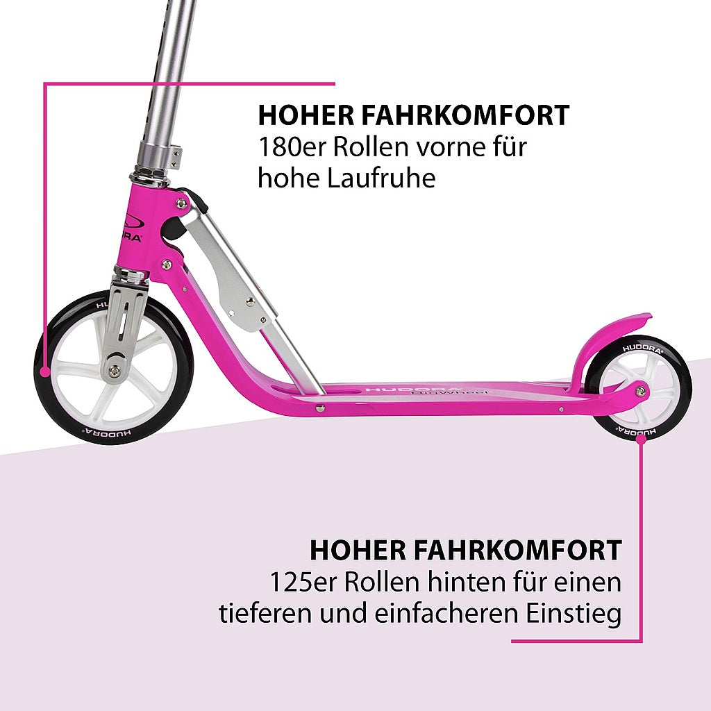 Hudora Little BigWheel (magenta, 75cm × 37cm × 74cm)