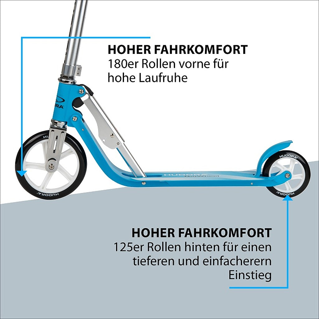 Hudora Little BigWheel (himmelblau, 75cm × 37cm × 74cm)