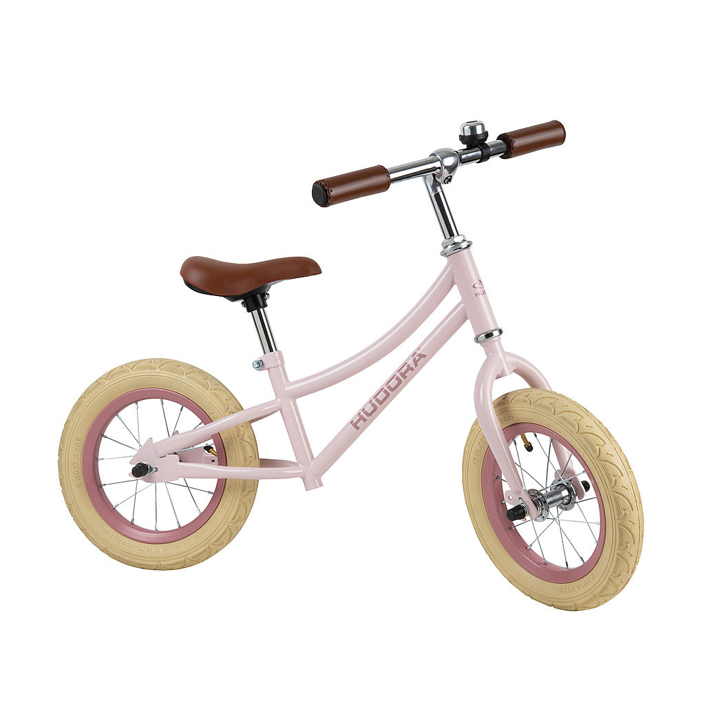Hudora Laufrad Retro Girl (rosa, 87cm × 42cm × 64cm, 5kg)