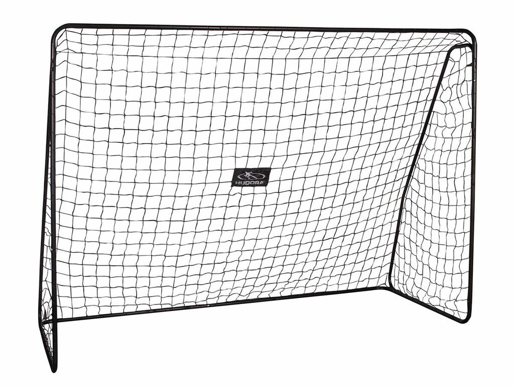 Hudora Fussballtor XXL (schwarz, 300cm × 205cm × 120cm)