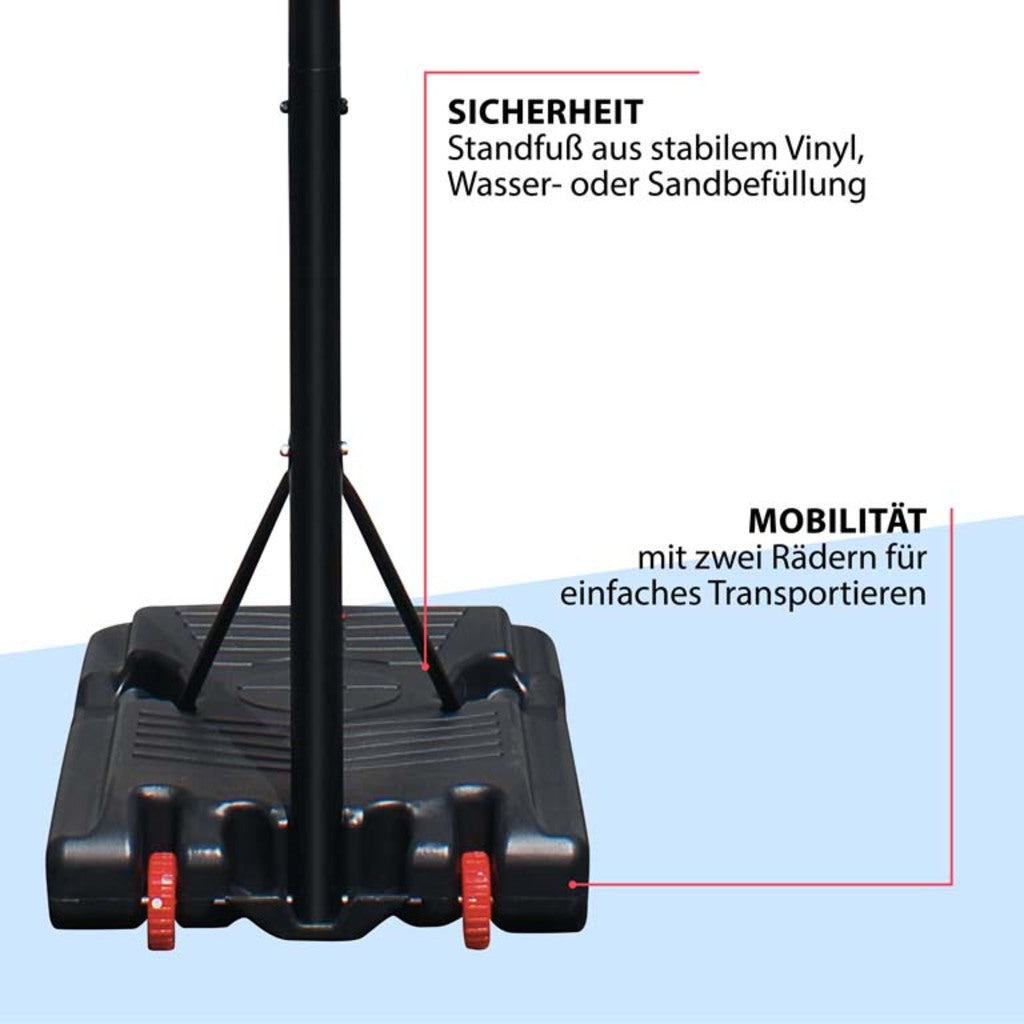 Hudora Basketballständer Chicago (61cm × 93cm × 313cm)
