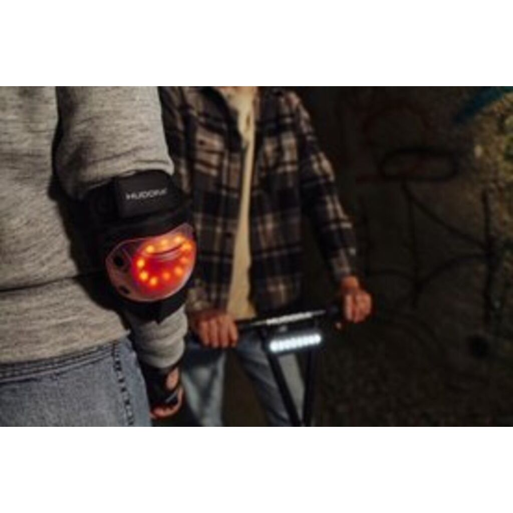 Hudora Protektoren LED (schwarz, 0.5kg, S)