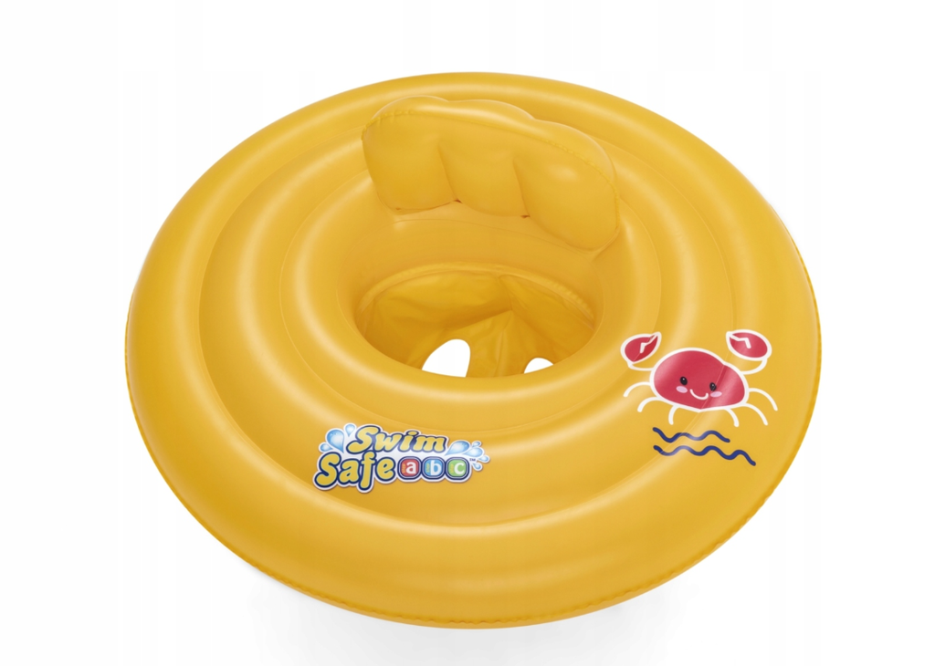 Bestway Schwimmring für Baby (gelb, ⌀64cm × 24cm, 513g)
