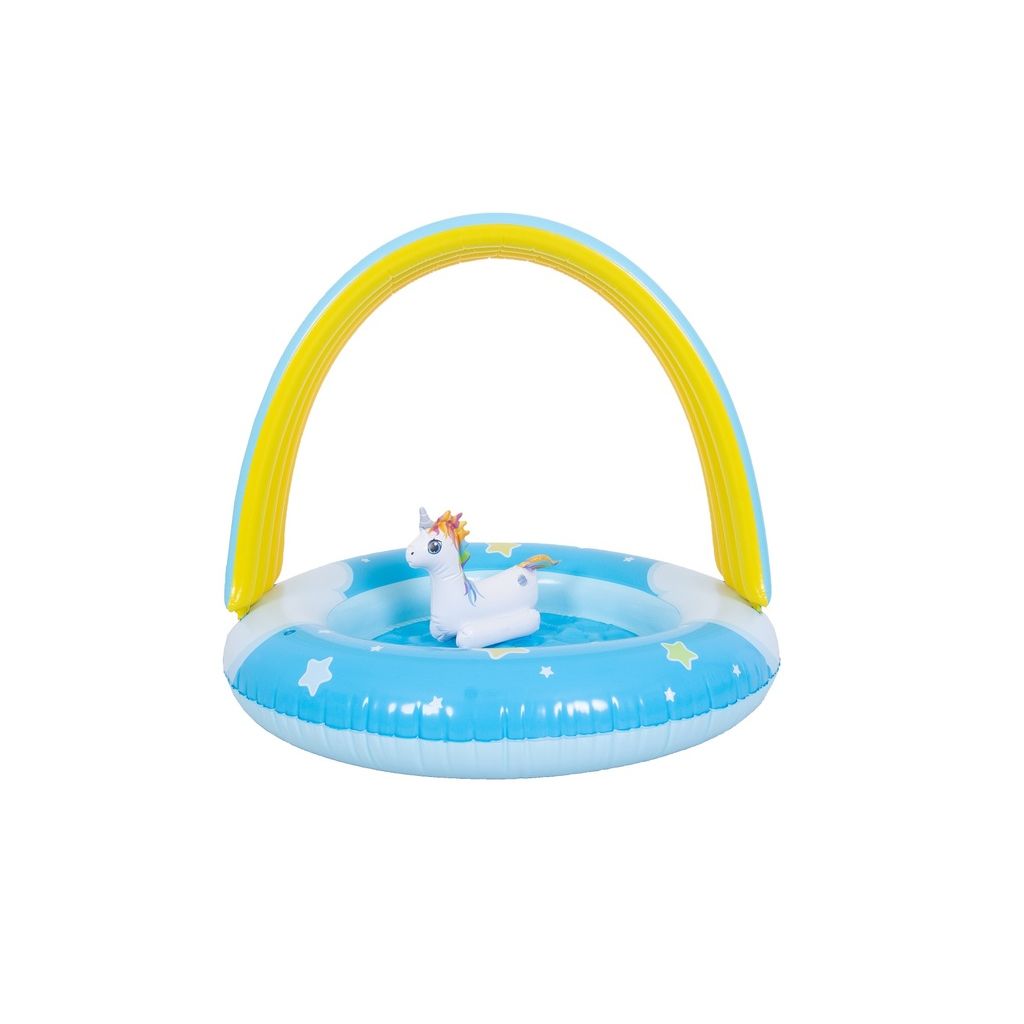 Jilong Regenbogen Einhorn Planschbecken (⌀95cm × 80cm, 34l)