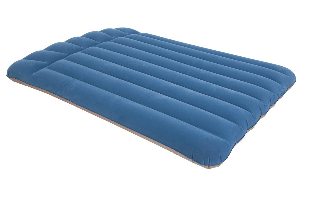 Jilong Camping Luftbett Doppelt (blau/beige, 185cm × 122cm × 20cm)