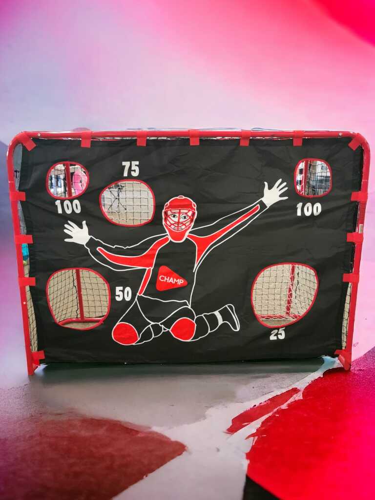 Hudora Unihockeytor mit Torwand