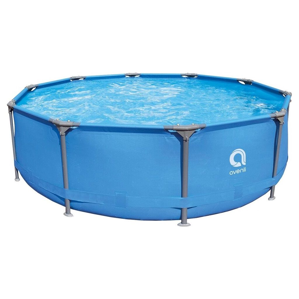 Jilong Rahmen Pool - Set / Rund (blau, #305cm × 76cm)