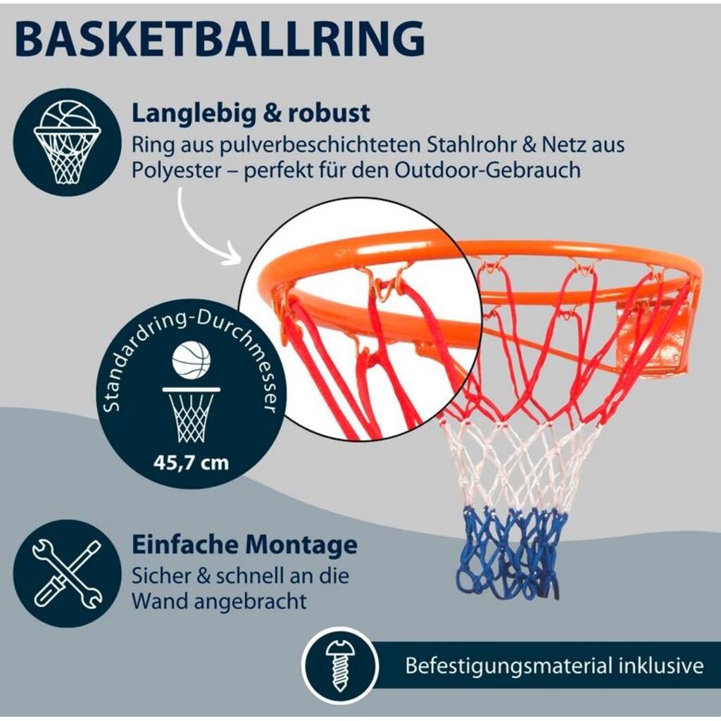 Hudora Slam it Basketball Set, 3-teilig