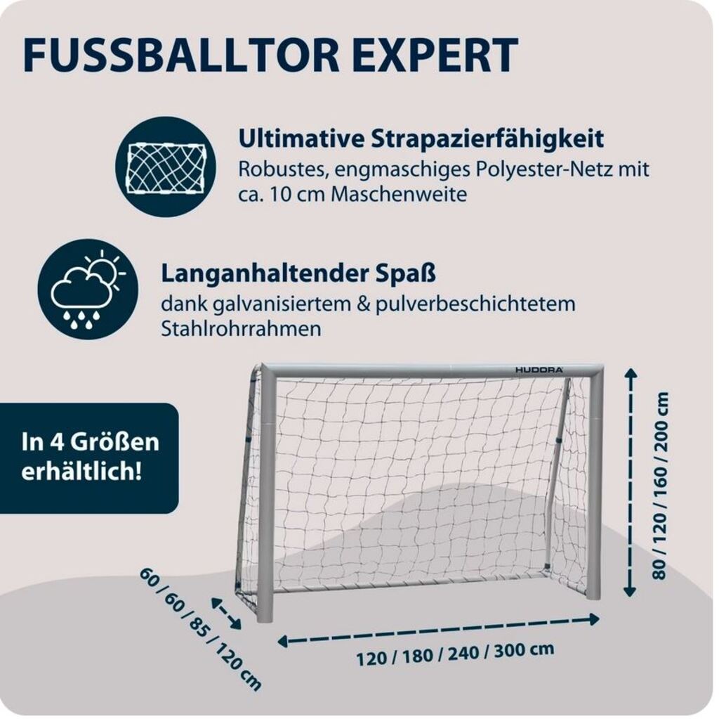 Hudora Fussballtor Expert 300