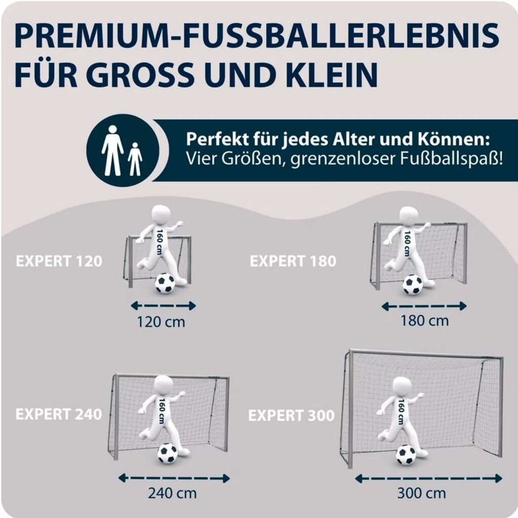 Hudora Fussballtor Expert 300