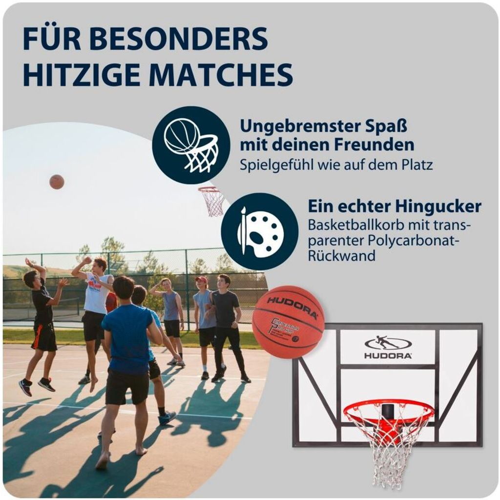 Hudora Basketballboard Competition Pro (110cm × 70cm)