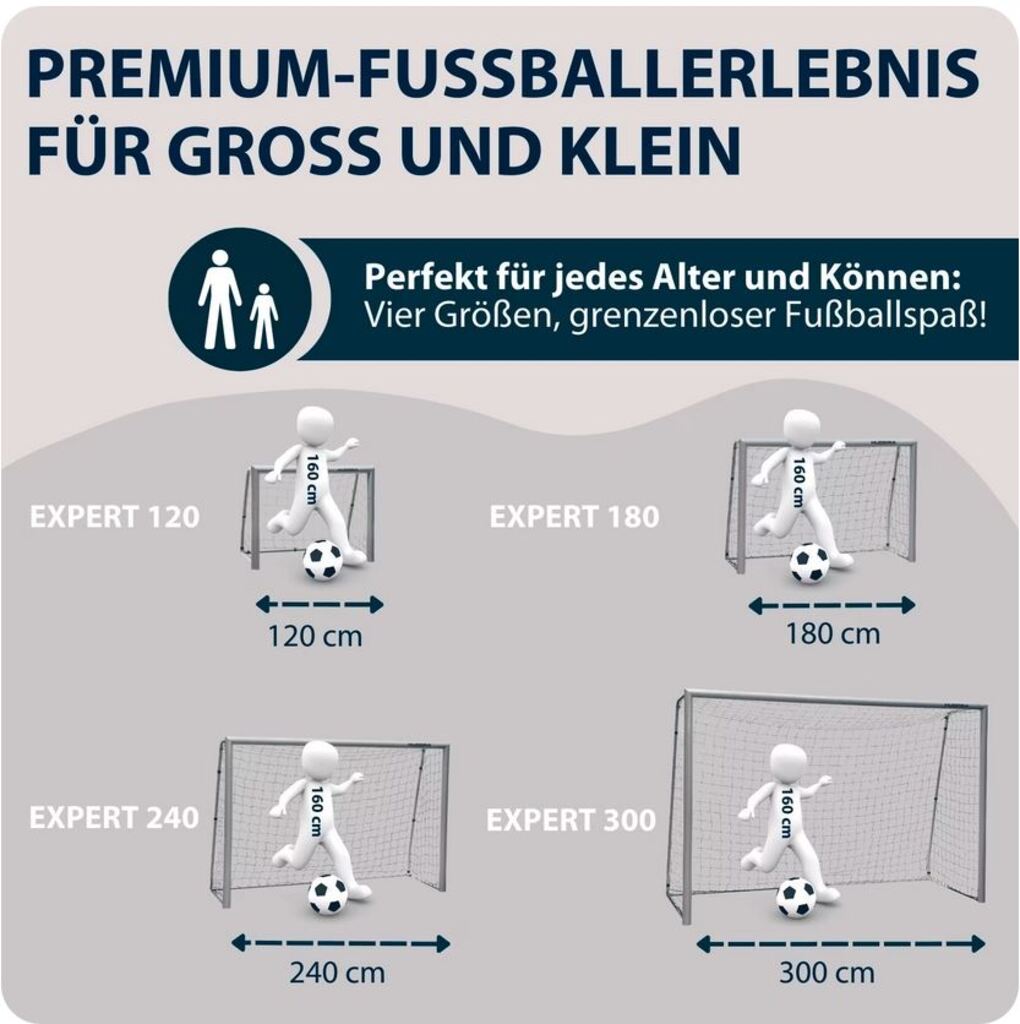 Hudora Fussballtor Expert 240