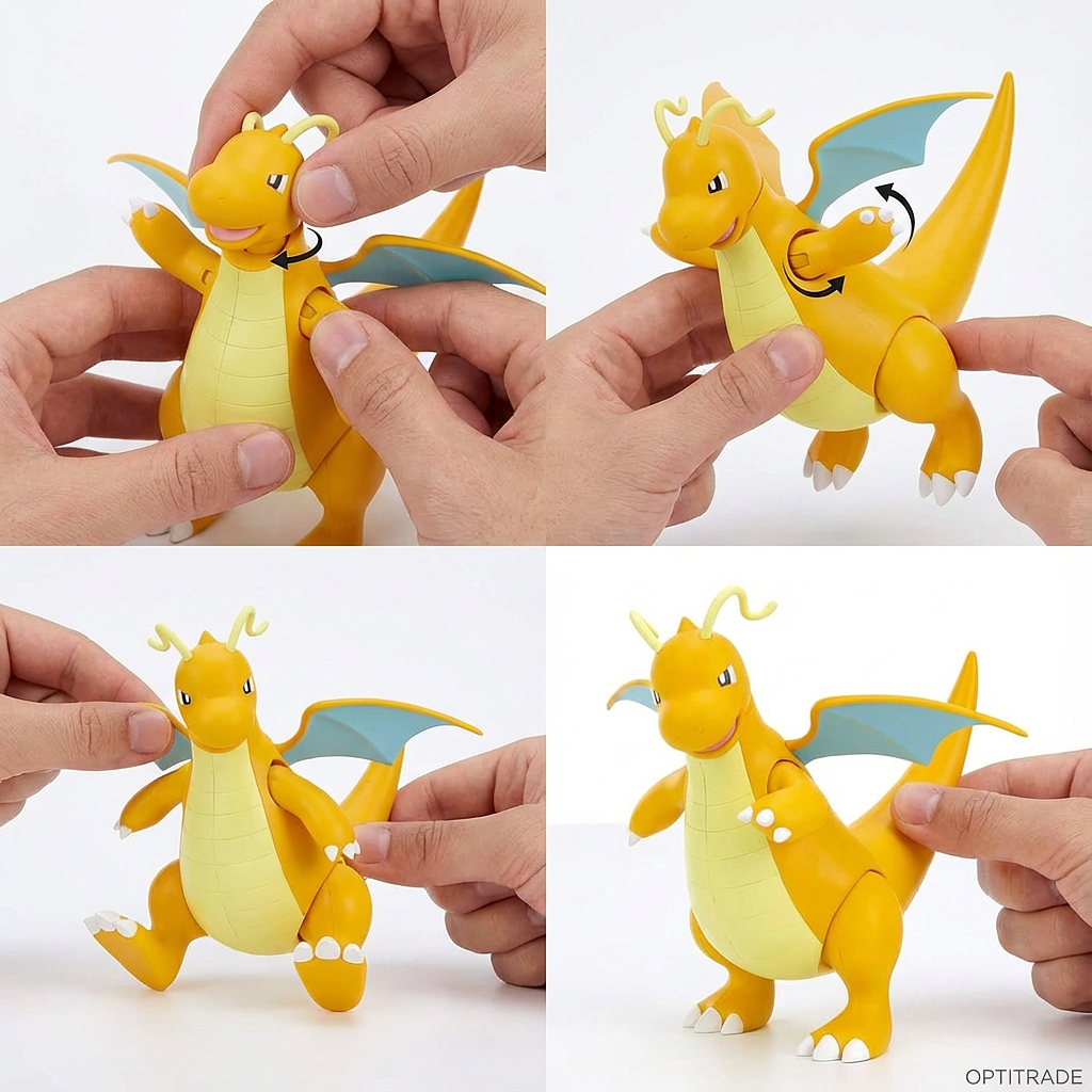 Jazwares Pokémon - Dragonite/Dragoran (gelb, 30 cm)