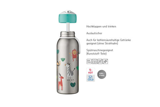 Little Dutch Thermoflasche Flip-up 350 ml Tiere