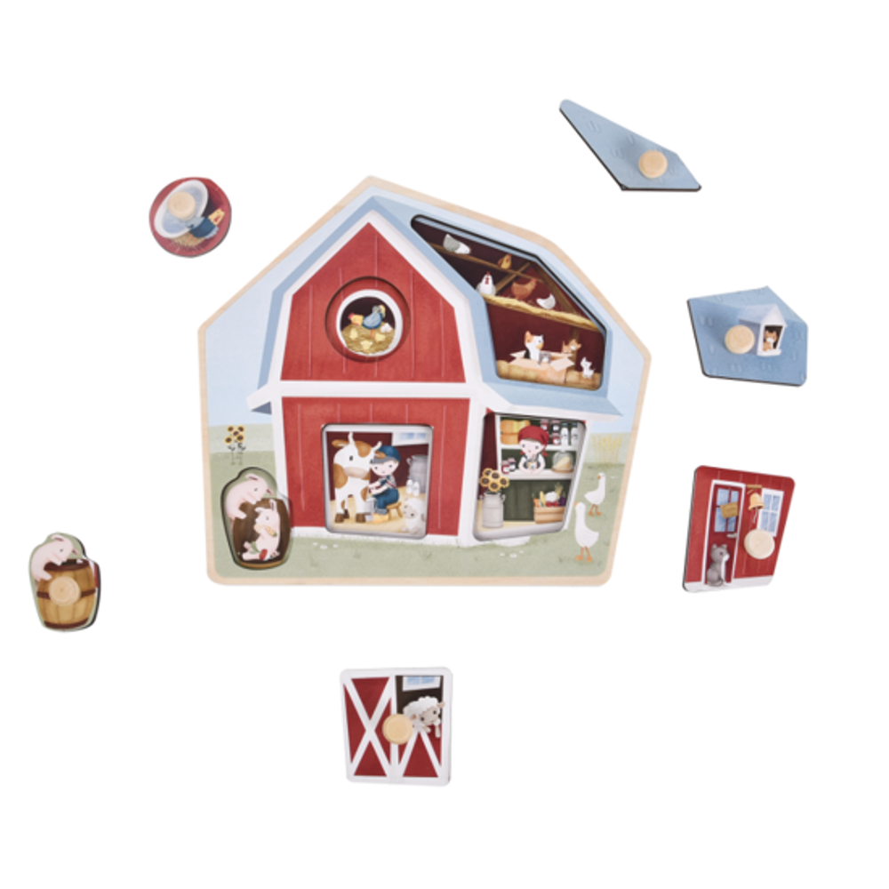 Little Dutch Holzpuzzle Little Farm FSC