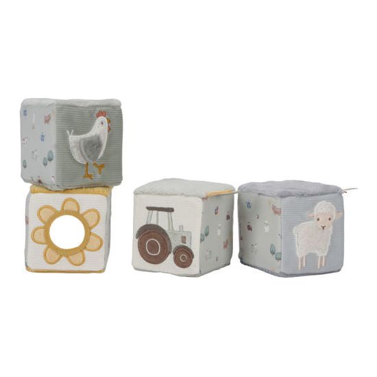 Little Dutch Stoffwürfel Set Little Farm