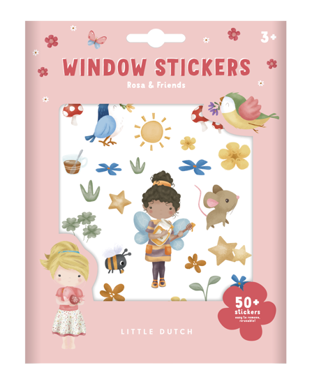 Little Dutch Fenstersticker Rosa&Friends