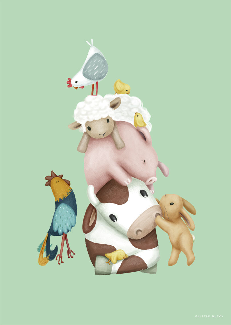 Little Dutch Poster A3 Little Farm