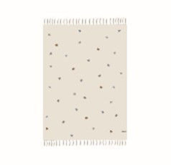 Little Dutch Teppich Dot mixed Blue Anti Slip 120x170 cm