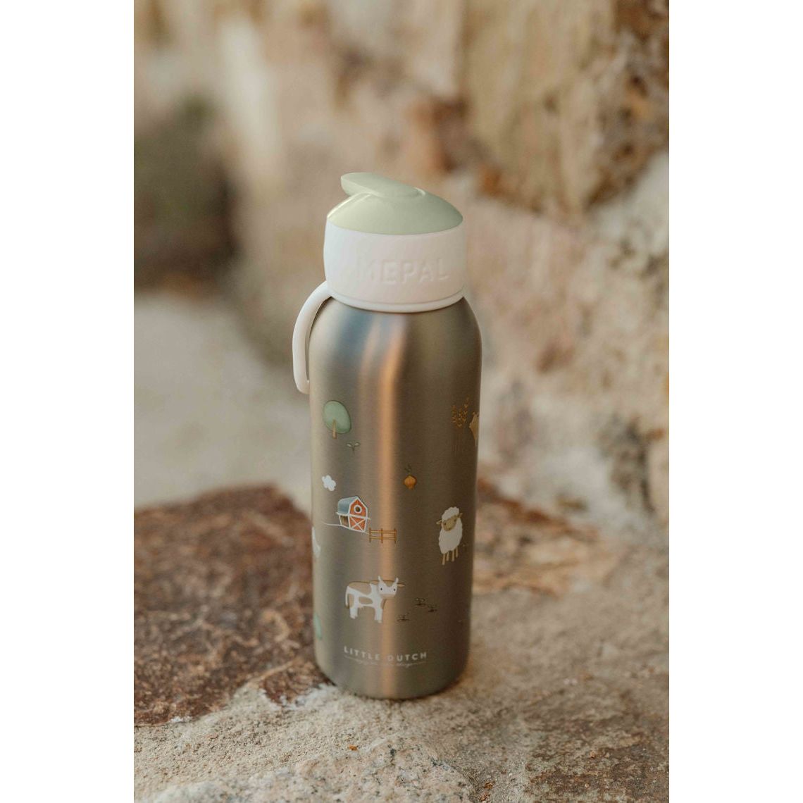 Little Dutch Thermoflasche Flip-up 350 ml Little Farm