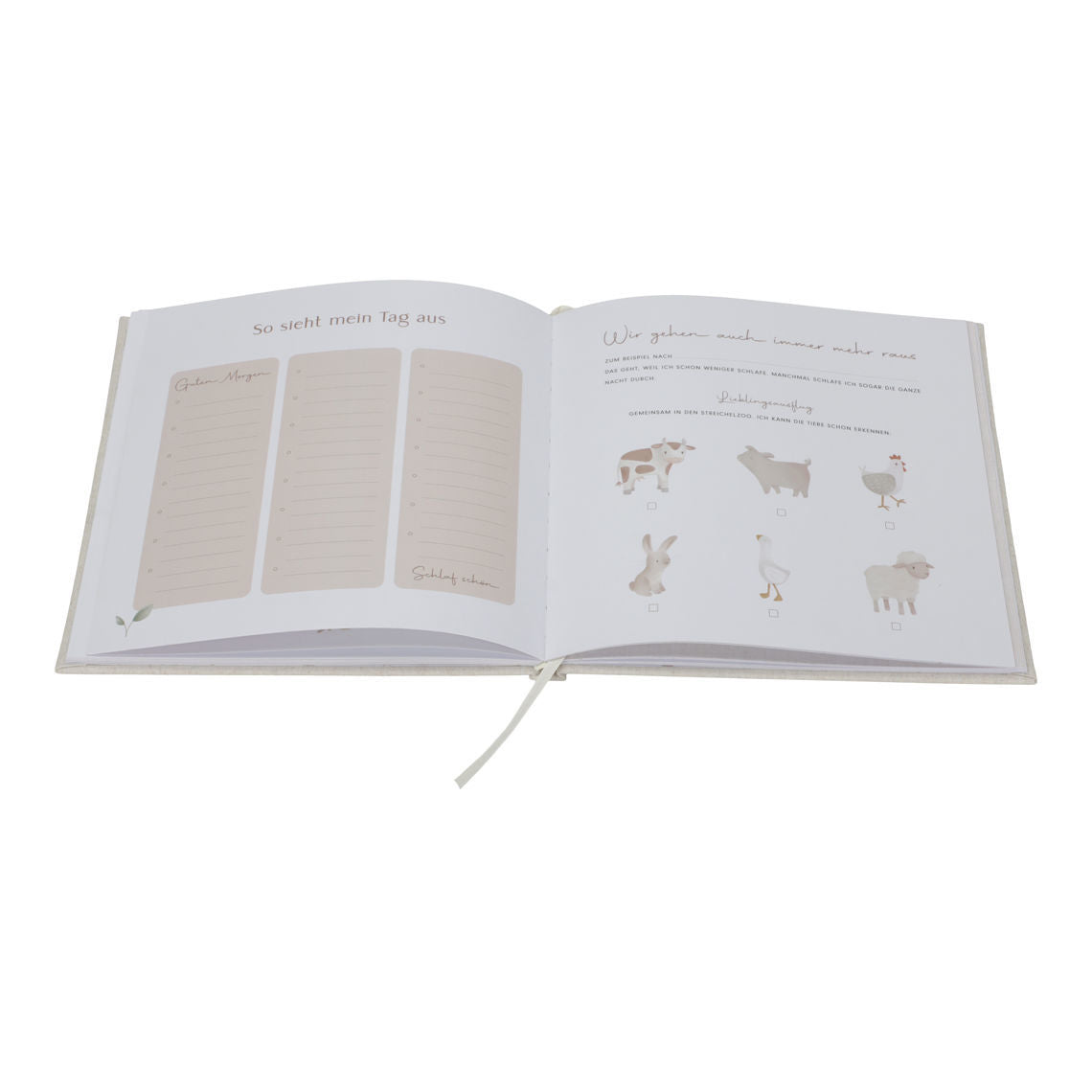 Little Dutch Baby erstes Jahr Buch Baby Bunny FSC