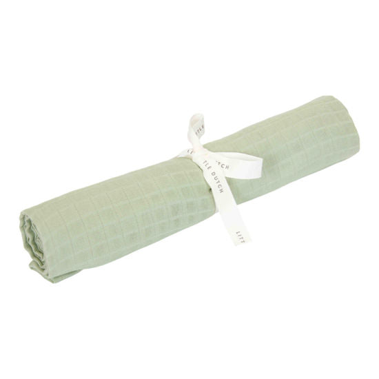 Little Dutch Swaddle muslin 120 x 120 cm Sage