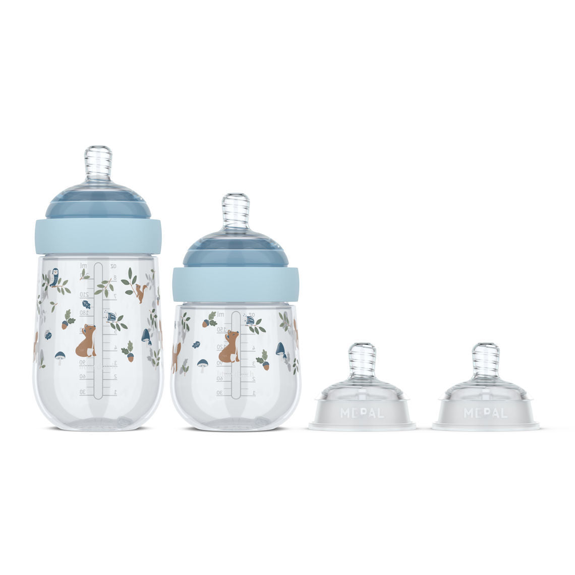 Little Dutch Starter Set Babyflaschen Mio 4-teilig - Forest Friends
