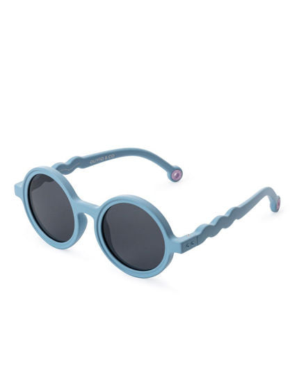 Olivo & Co BABY Round Sunglasses-Classic Olivio-Reef Blue