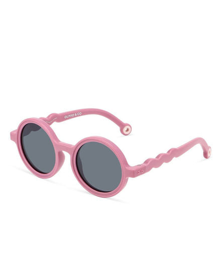 Olivo & Co TODDLER Round Sunglasses-Flower Stall-Rock Rose