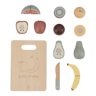 Little Dutch Holz Obst zum schneiden FSC