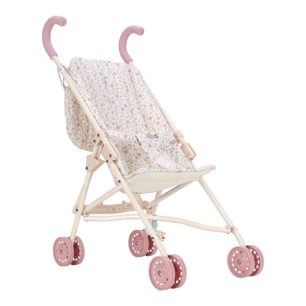 Little Dutch Puppen Buggy aus Metall weiss