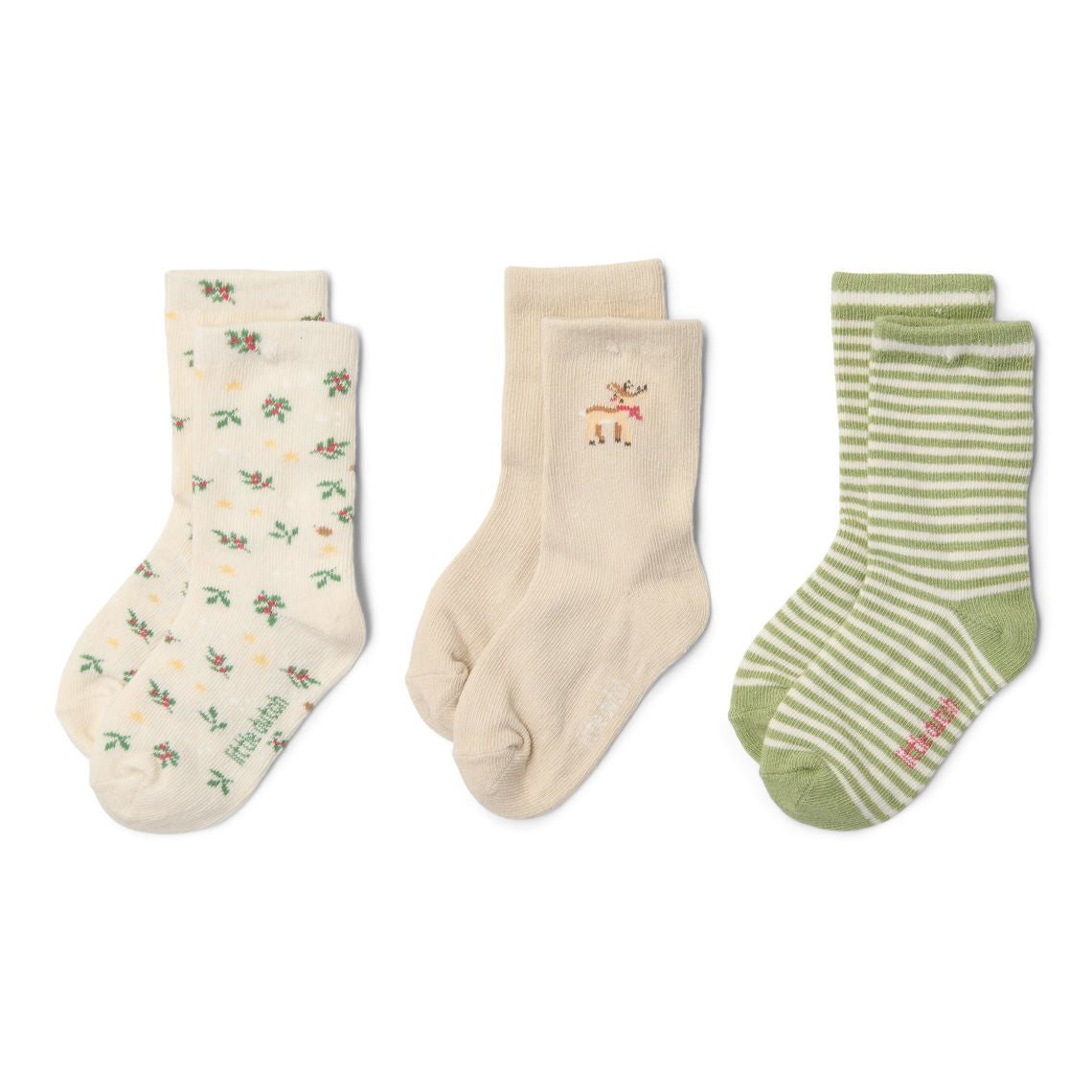 Little Dutch 3-pack socks Little Christmas - 20/23