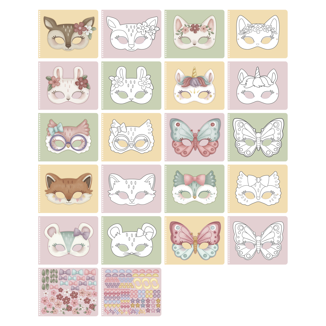 Little Dutch Bastelbuch mit Schere Rosa