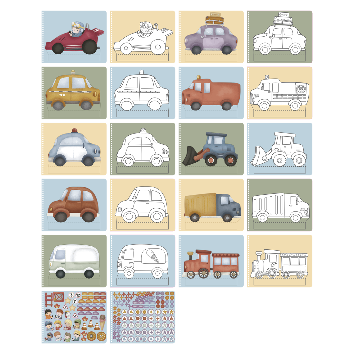 Little Dutch Bastelbuch mit Schere Jim