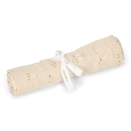 Little Dutch Swaddle muslin 120x120 - Little Goose