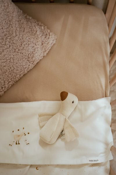 Little Dutch Spannbettuch Kinderbett - Pure Soft Beige 60x120cm