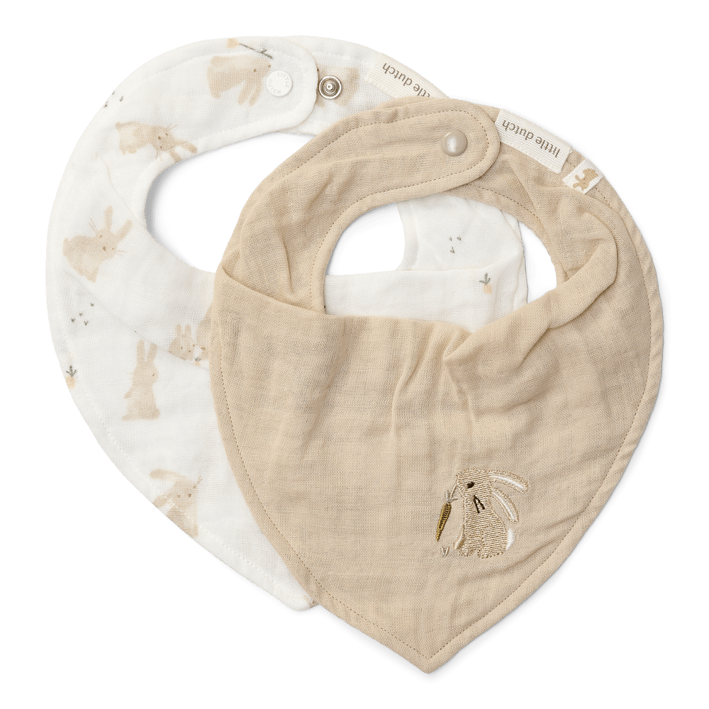 Little Dutch Lätzchen 2-er Set - Baby Bunny