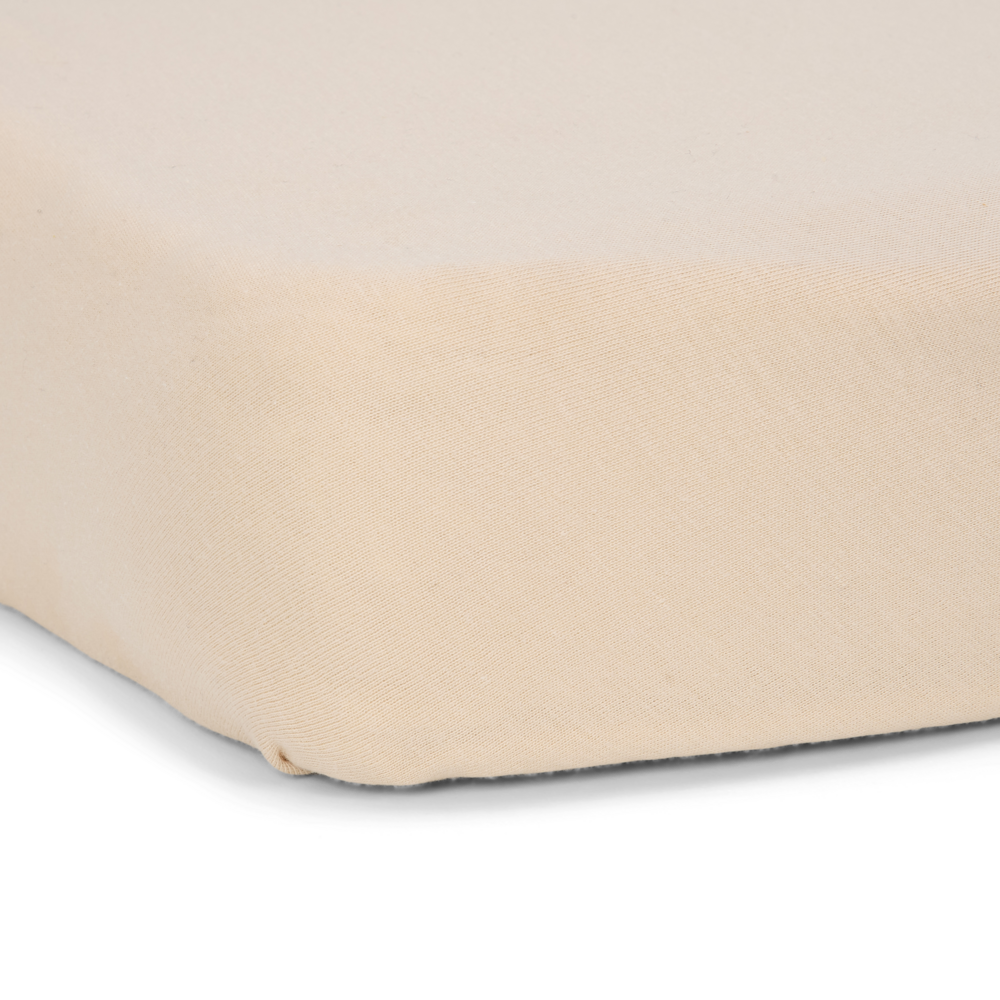 Little Dutch Spannbetttuch Wiege - Pure Soft Beige 40x80cm