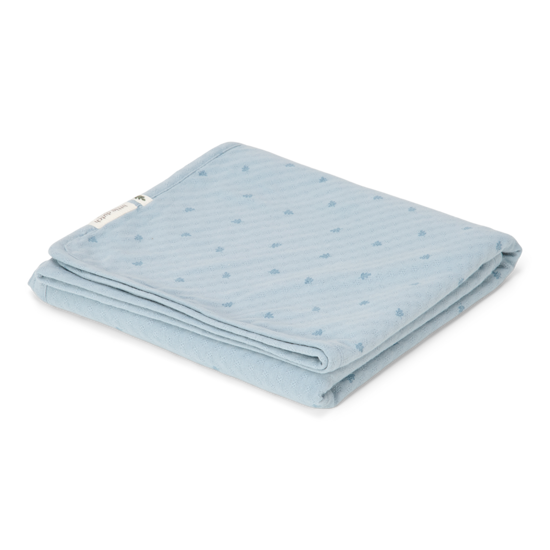 Little Dutch Wiegedecke - Pure Denim Blue 100x70cm