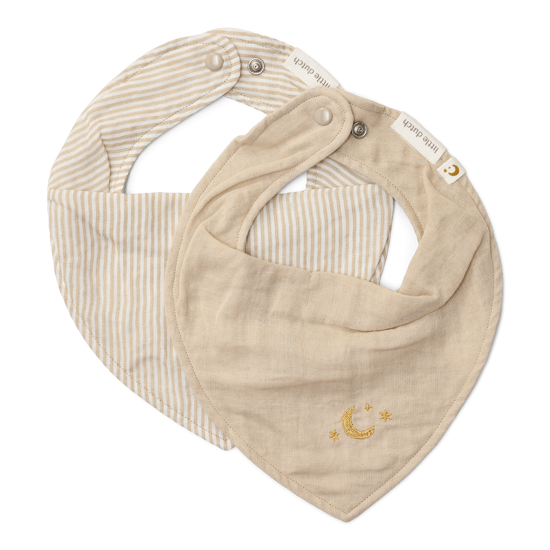 Little Dutch Lätzchen 2-er Set - Pure Soft Beige