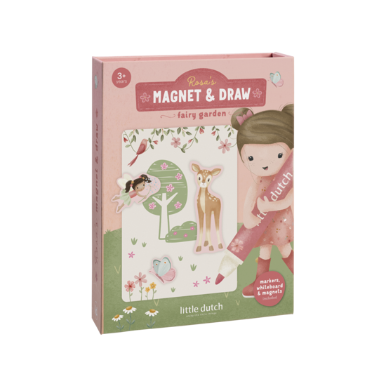 Little Dutch Magnet Bastelset Rosa Fairy Garden