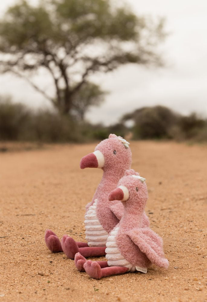 Little Dutch Safari Friends - Kuscheltier 17cm Flamingo GRS