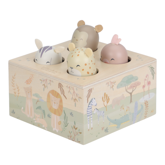 Little Dutch Holz Pop-up FSC - Safari Friends