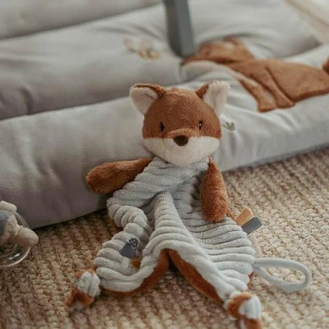 Little Dutch Kuscheltuch Kuscheltier Fuchs - Forest Friends - Blau GRS